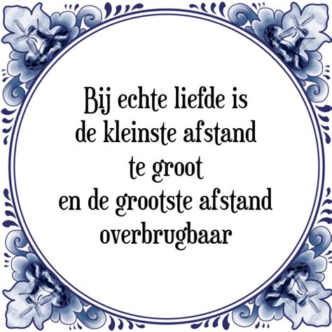 Afstand in de liefde